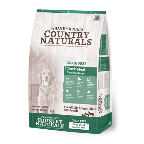 Country Naturals - 無穀物鴨肉防敏 (舒緩皮膚過敏，炎症，改善軟便） - Pet Pet Plaza