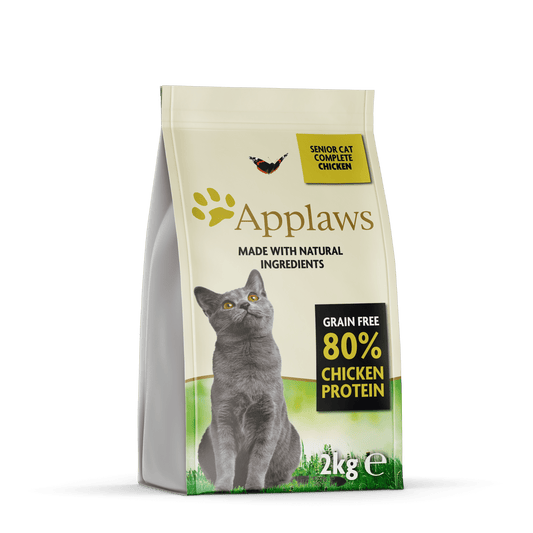 【Applaws】老貓乾糧– 雞肉配方 - 2kg - Pet Pet Plaza