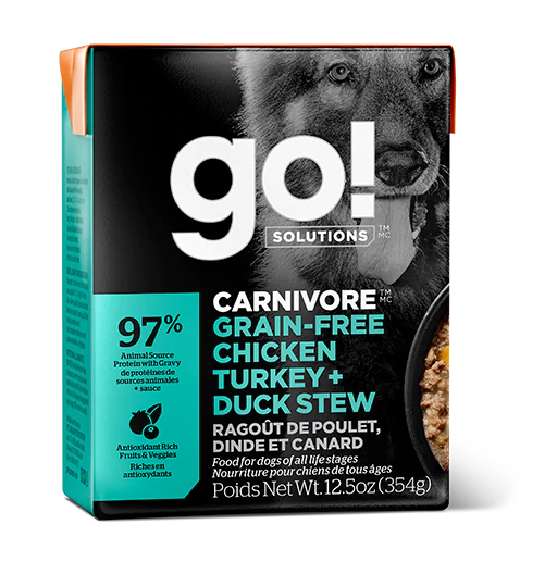 Go! Solutions™ 活力營養無穀物系列 - 雞肉+火雞+鴨肉｜濕糧配方 354克 - Pet Pet Plaza