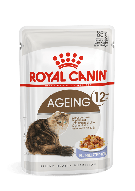 【Royal Canin】法國皇家貓糧 - 老年貓12+營養主食濕糧 （啫喱、肉汁）85g - Pet Pet Plaza