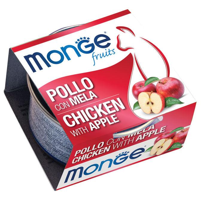 【Monge】清新水果系列｜雞肉蘋果貓罐 - 貓濕糧 - Pet Pet Plaza
