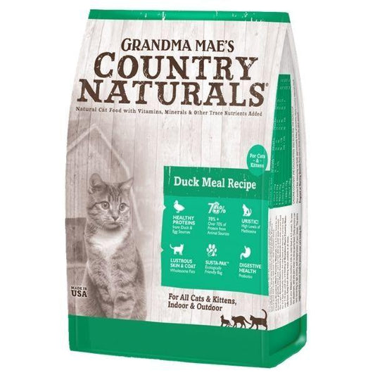 Country Naturals - 鴨肉亮毛護膚 全貓種配方  3lbs | 6lbs | 12lbs - Pet Pet Plaza