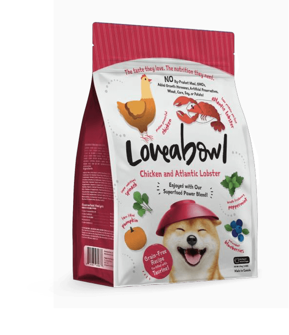Loveabowl - 無穀物龍蝦雞肉海陸全犬種配方 - Pet Pet Plaza
