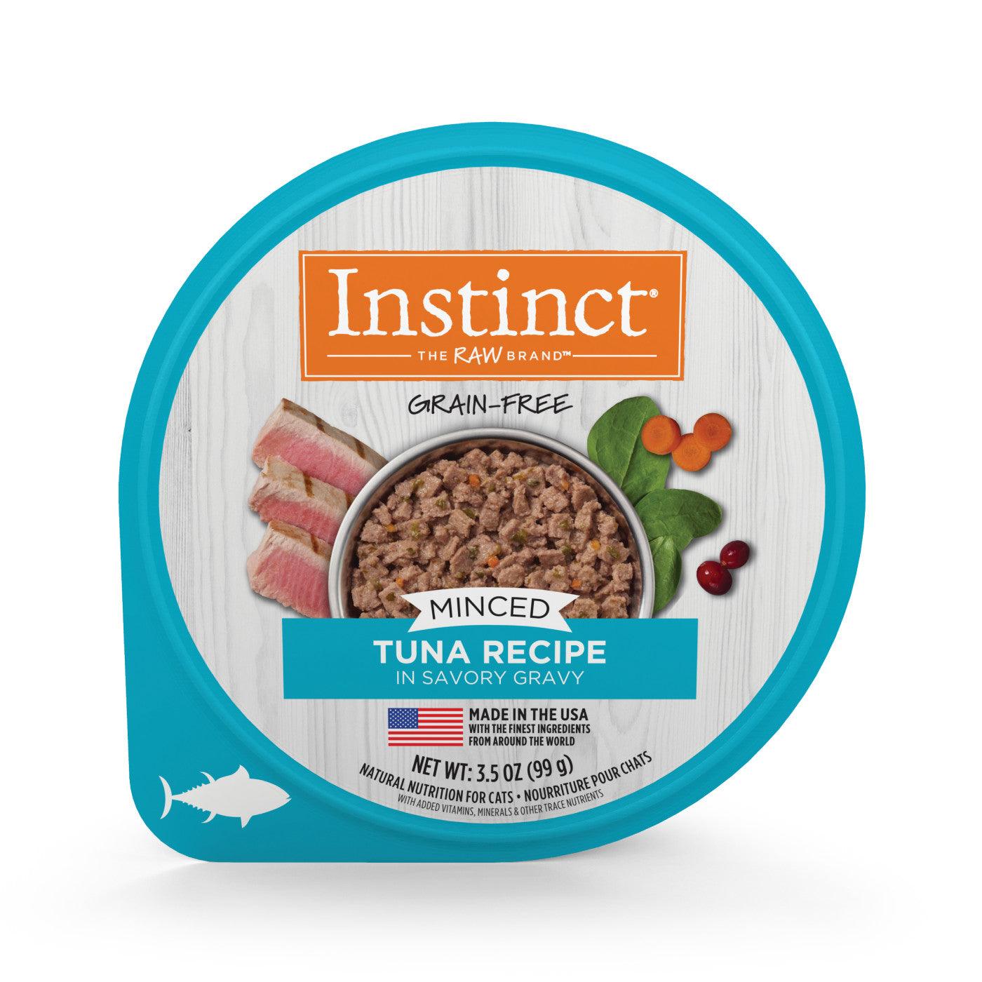 【Instinct】經典無穀物系列 - 吞拿魚 | 免治杯杯主糧  3.5oz - Pet Pet Plaza