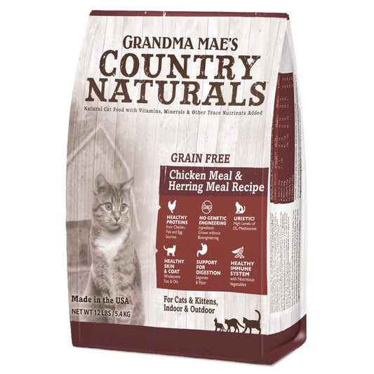 Country Naturals - 無穀物雞肉鯡魚低敏感配方 3lbs | 6lbs | 12lbs - Pet Pet Plaza