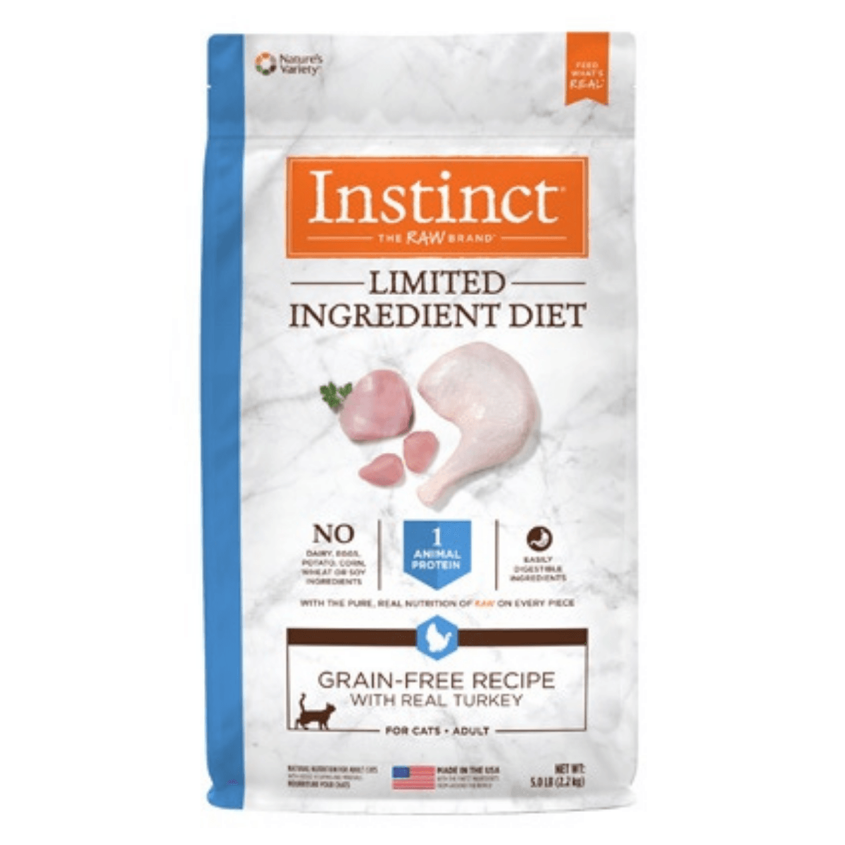 【Instinct】無穀物+單一蛋白系列 - 火雞 (成貓) - Pet Pet Plaza