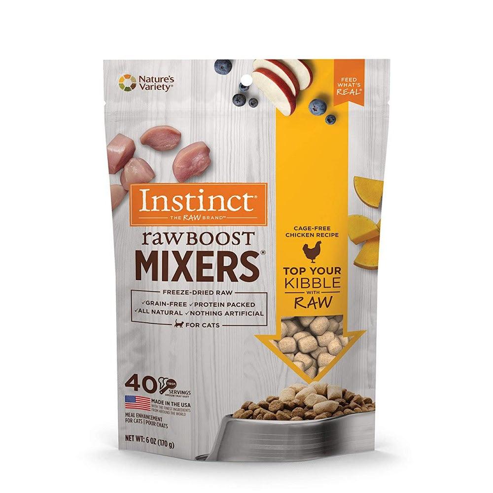 【Instinct】無穀物+凍乾生肉粒系列 - Mixers雞｜(貓) 6oz - Pet Pet Plaza