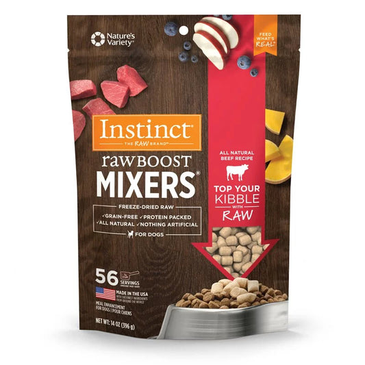 【Instinct】無穀物+凍乾生肉粒系列 - Mixers牛｜犬 - Pet Pet Plaza