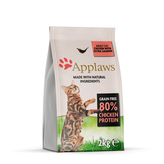 【Applaws】成貓乾糧– 雞肉三文魚配方 - 2kg | 7.5kg - Pet Pet Plaza