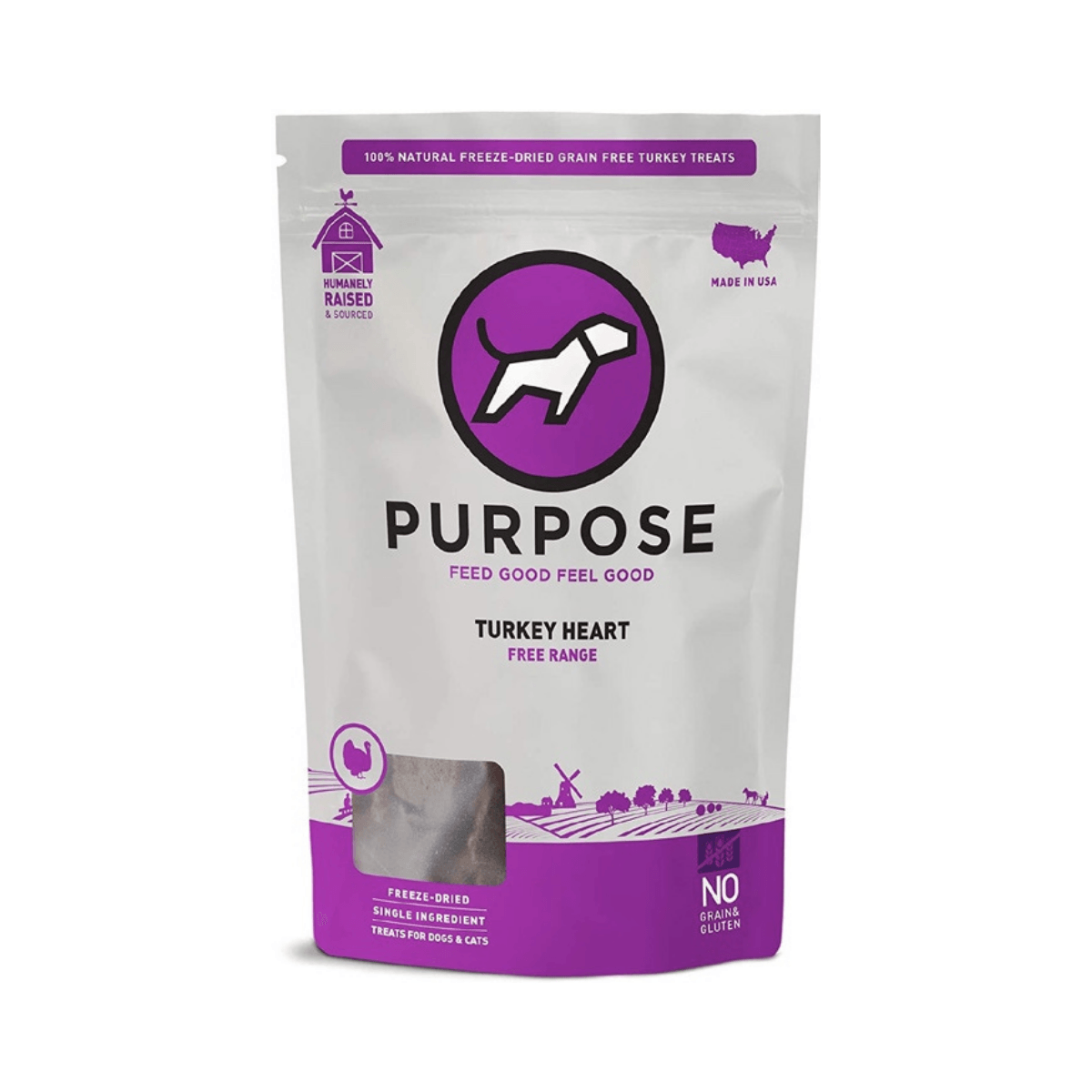 【Purpose】 生肉小食 單一蛋白 - 火雞心 3oz - Pet Pet Plaza