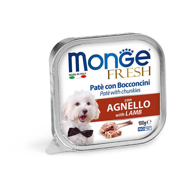 【Monge】鮮肉狗餐盒 - 羊肉 100g/一條 - Pet Pet Plaza