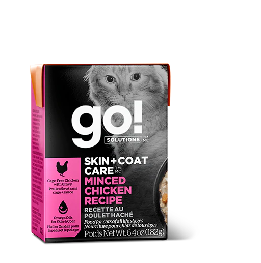 Go! Solutions™  護膚美毛系列 免治雞肉 - 貓糧配方 182g - Pet Pet Plaza