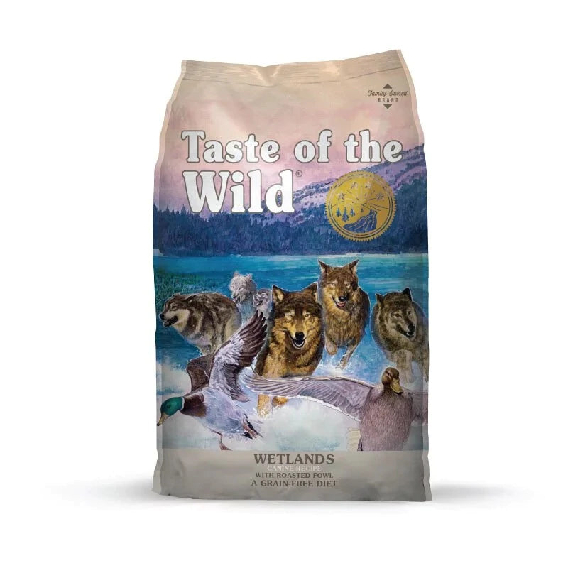 Taste Of The Wild - 無穀物烤鴨肉+烤鵪鶉肉+煙燻火雞肉配方狗糧（成犬糧） - Pet Pet Plaza