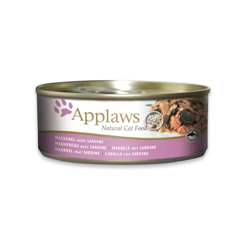 【Applaws】貓肉絲湯罐 – 鯖魚沙丁魚 - Pet Pet Plaza