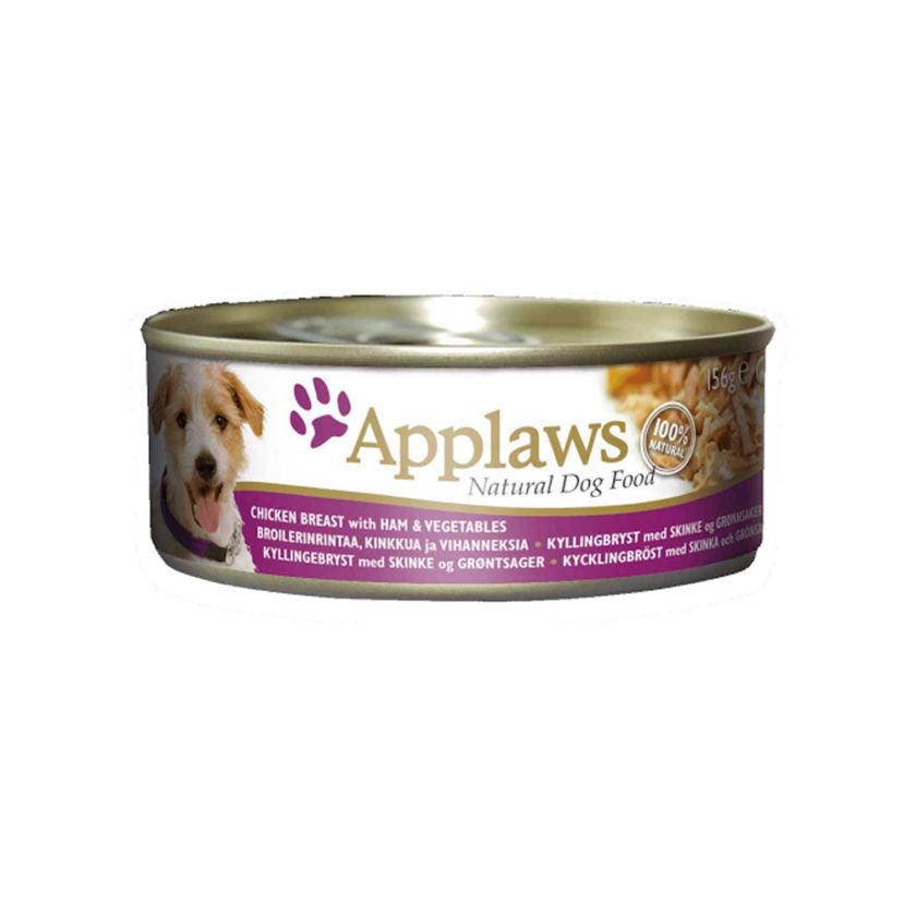 【Applaws】狗肉絲湯罐 – 混合款式一箱 (156g x 12) - Pet Pet Plaza
