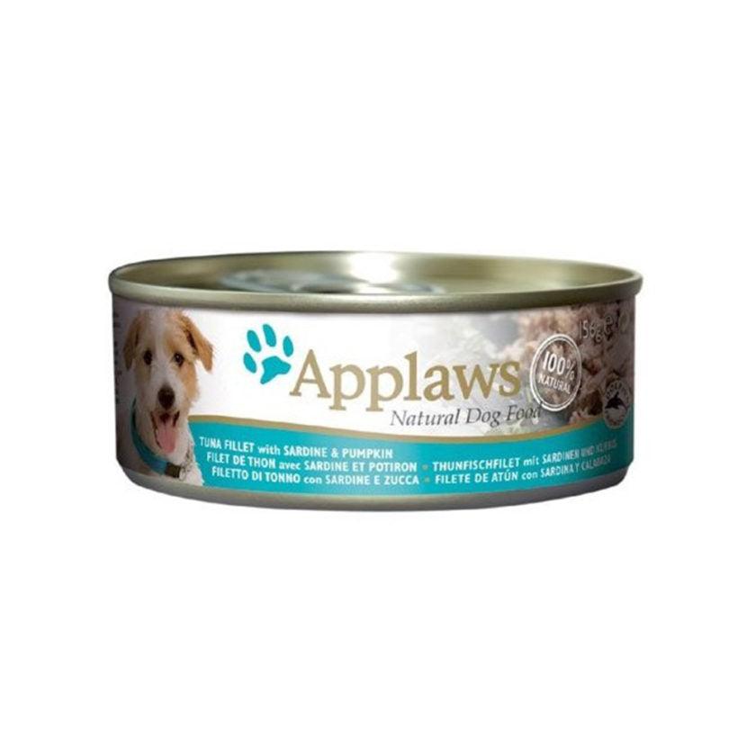 【Applaws】狗肉絲湯罐 – 吞拿魚, 沙丁魚, 南瓜 (156g /一箱 x 12) - Pet Pet Plaza