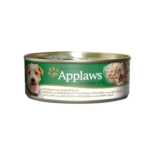 【Applaws】狗啫喱罐頭 – 雞柳, 羊肉 (156g / 一箱) - Pet Pet Plaza
