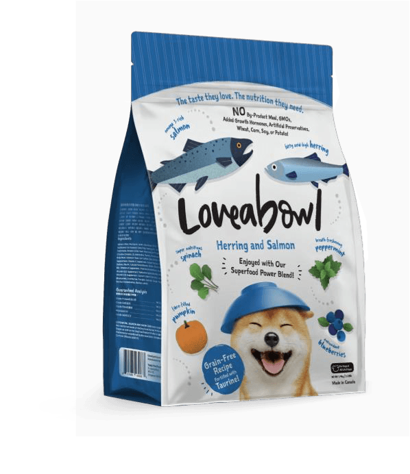 Loveabowl - 無穀物希靈魚三文魚海洋全犬種配方 - Pet Pet Plaza