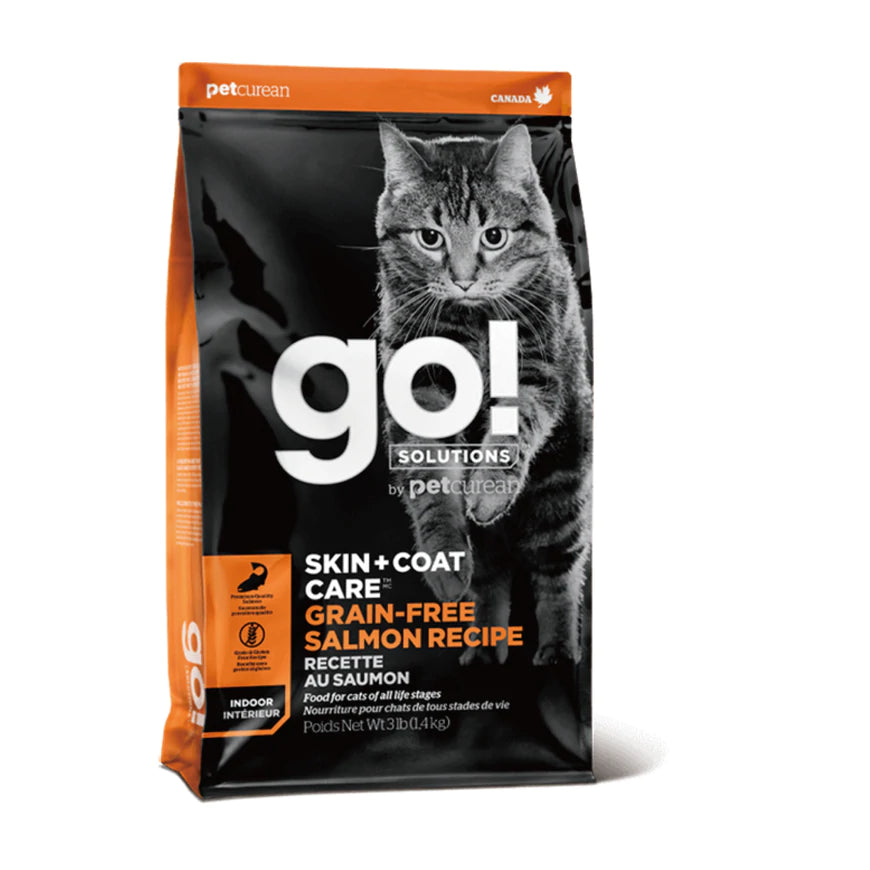 Go! Solutions™ 活力營養無穀物系列 三文魚 - 貓糧配方 - Pet Pet Plaza